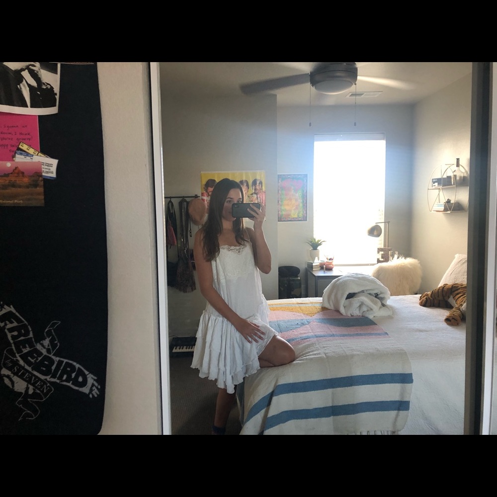 White free people dress “In the City Sundress”